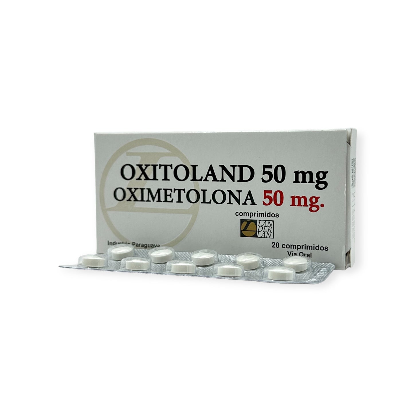 OXITOLAND 20 UIS - 50 MG ( oximetalona )