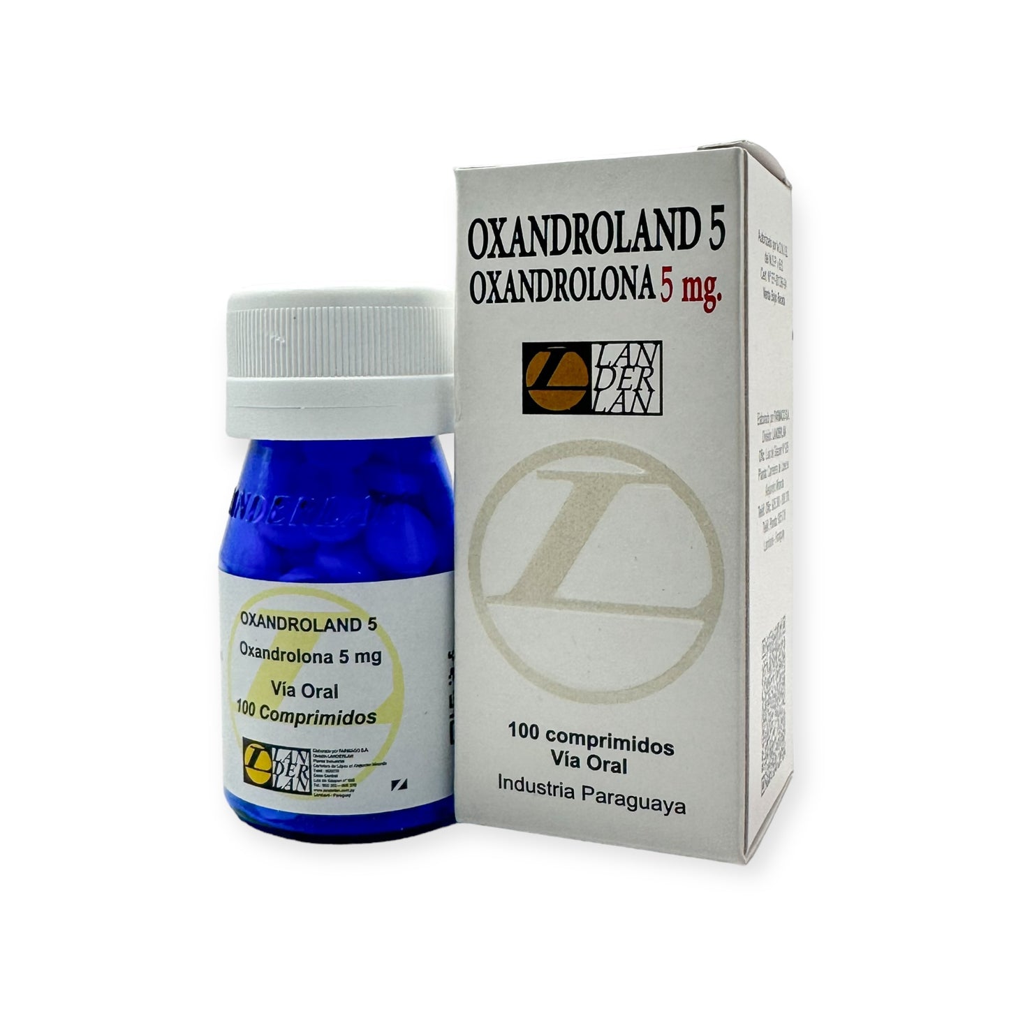 OXANDROLAND 100 UIS - 5 MG ( oxandrolona )